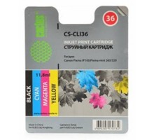 CACTUS CLI-36 Картридж струйный CS-CLI36 многоцветный для Canon Pixma 260 (11.8мл)