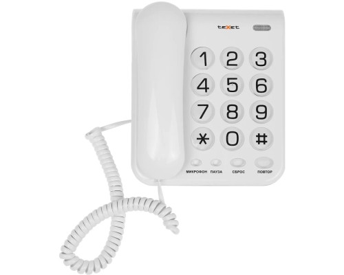 [Телефон] TEXET TX-262 светло-серый