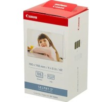 Canon KP-108IN Набор картриджей и бумаги на 108 листов для Canon Selphy CP-100/200/220/300/330/400/500/600/510/710. (Комплект из трёх KP-36IP. 108 стр.)
