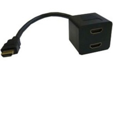 Espada Видеоадаптер HDMI 19M to 2*HDMI 19F 25cm (EHDMIM2xHDMIF25) Разветвитель (39854)