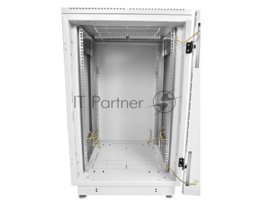 Шкаф телекоммуникационный напольный 27U (600x1000) дверь перфорированная (3 места), [ ШТК-М-27.6.10-44АА ]