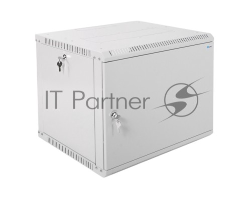 Шкаф настенный ЦМО ШРН-Э-9.500.1 9U 600x520мм пер.дв.стал.лист несъемные бок.пан. серый