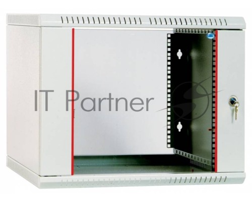 Шкаф настенный ЦМО ШРН-Э-12.500.1 12U 600x520мм пер.дв.стал.лист несъемные бок.пан. серый
