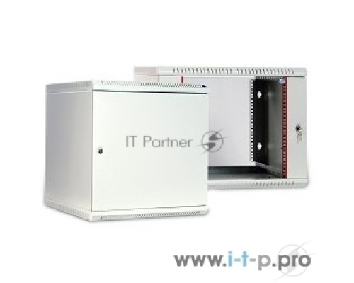 Шкаф настенный ЦМО ШРН-Э-12.500.1 12U 600x520мм пер.дв.стал.лист несъемные бок.пан. серый