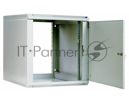 Шкаф настенный ЦМО ШРН-Э-12.500.1 12U 600x520мм пер.дв.стал.лист несъемные бок.пан. серый