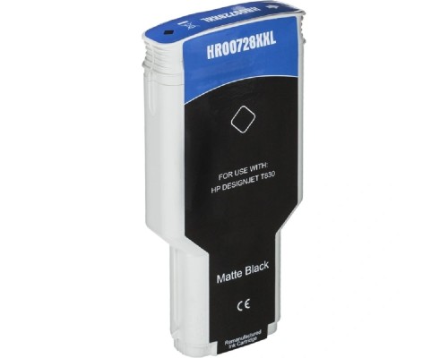[Расходные материалы] HP F9J68A Картридж  №728, Matte Black {DJ T730/830 (300 мл.)}