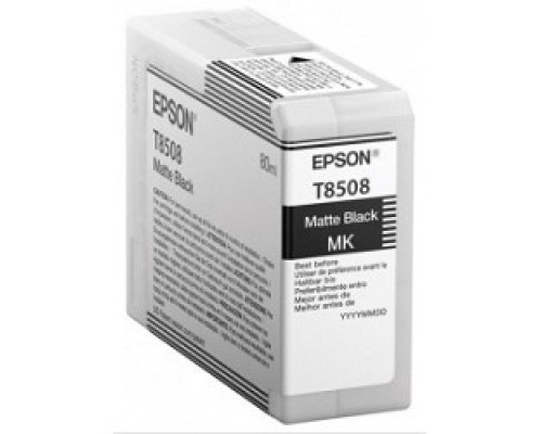 [Расходные материалы] EPSON C13T850800 Картридж Epson T8502 для SC-P800 чёрный матовый, 80 мл. (cons ink)