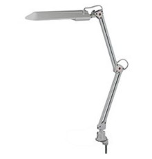 ЭРА C0041458 Настольный светильник NL-201-G23-11W-GY серый {крепление на струбцине}