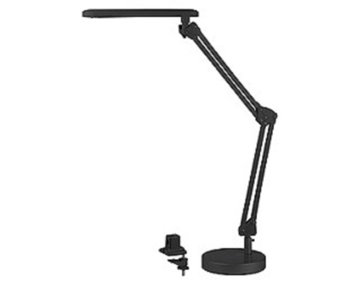 [Настольные светильники] ЭРА Б0008000 Настольный светодиодный светильник NLED-440-7W-BK черный {В комплекте 2 варианта крепления - устойчивое основание и струбцина, цвет. температура 3000К}