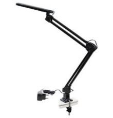 ЭРА Б0008002 Настольный светодиодный светильник NLED-441-7W-BK черный {Крепление струбцина, цвет. температура 3000К}