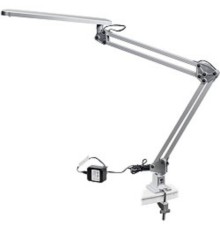 ЭРА Б0008003 Настольный светодиодный светильник NLED-441-7W-S серебро {Крепление струбцина, цвет. температура 3000К}