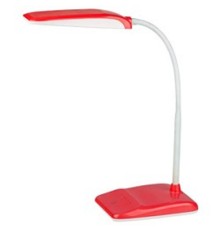 ЭРА Б0017434 Настольный светодиодный светильник NLED-447-9W-R красный {диммер яркости, цвет. температура 3000/4500/6500К}
