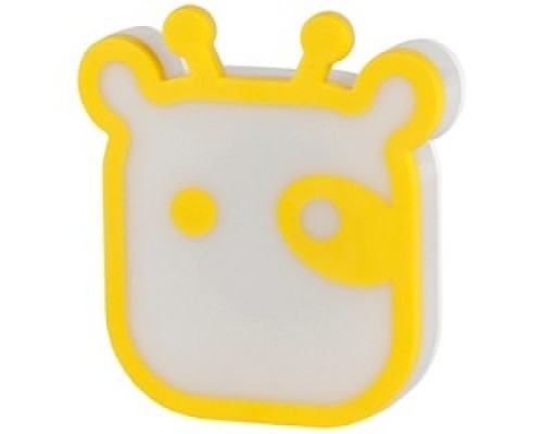 [светильники] ЭРА Светильник ночник светодиодный NN-626-LS-Y насадка Корова, желтая