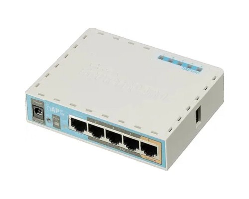 [Сетевое оборудование] MikroTik RB952Ui-5ac2nD Беспроводной маршрутизатор hAP ac Lite 2.4+5 ГГц, 802.11a/b/g/n/ac, MIMO 2x2, 5x Ethernet