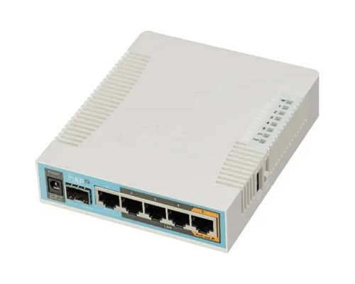 [Сетевое оборудование] MikroTik RB962UiGS-5HacT2HnT Беспроводной маршрутизатор  hAP ac 2.4+5ГГц, 802.11a/b/g/n/ac, 5x Ethernet 1G, 1x SFP