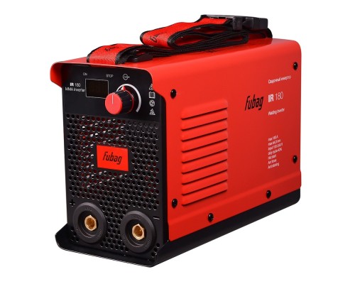 [Сварочное оборудование, Инверторы] FUBAG IR 180 Инвертор сварочный [31402/41327/41775] { раб.напряжение 150-240В;Ном. напряжение, В 220, Сварочн. ток, А 30-180, Вес, кг 5}