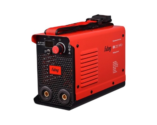 [Сварочное оборудование, Инверторы] FUBAG IR 220 VRD Инвертор сварочный [41330/8641438/43637] { раб.напряжение 150-240В;Ном. напряжение, В 220, Сварочн. ток, А 30-220, Вес, кг 4,5}