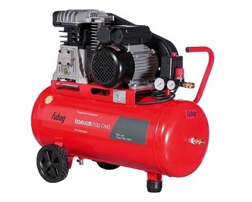 [Компрессоры] FUBAG B 3600B /100 СМ3 Компрессор [61 431 372] {Реси- вер, л 100 Произ- водит., л/мин 360 Давле- ние, бар 10 Мощность, кВт 2.2 Напря- жение, В 220 Вес, кг 64}
