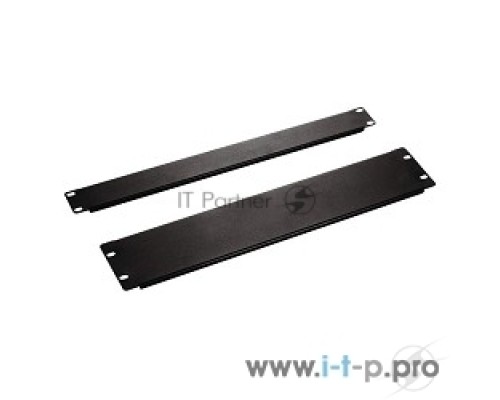 Монтажное оборудование Hyperline BPV-1-RAL9005 Фальш-панель на 1U, цвет черный (RAL 9005)