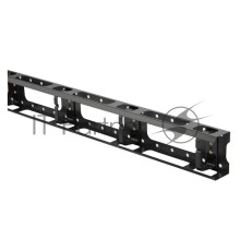 Монтажное оборудование Hyperline CMV-42U-ML Металлический вертикальный кабельный организатор с крышкой 42U, для шкафов TTC, TSC шириной 800 мм, черный (RAL 9004) ( 1 шт)