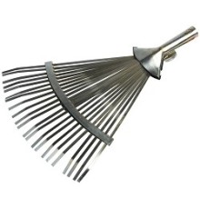 Грабли GRINDA веерные регулируемые, 22 плоских зубца, 320 -420 мм [8-421875_z01] 