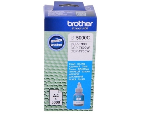 [Расходные материалы] Brother BT5000C Чернила, Cyan DCPT300/500W/700W (48,8мл, 5000стр) (BT5000C)
