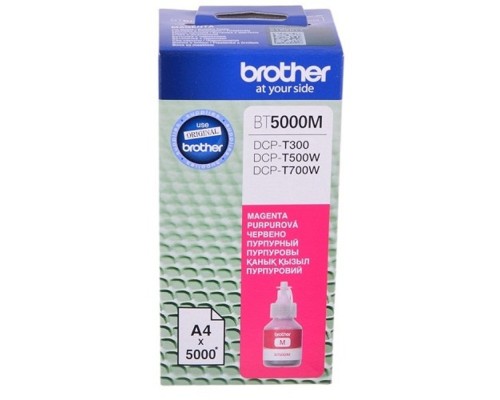 [Расходные материалы] Brother BT5000M Чернила, Magenta DCPT300/500W/700W (41,8мл, 5000стр)