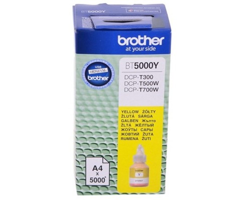 [Расходные материалы] Brother BT5000Y Чернила, Yellow DCPT300/500W/700W (41,8мл, 5000стр) (BT5000Y)