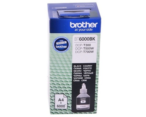 [Расходные материалы] Brother BT6000BK Чернила, Balck DCPT300/500W/700W (108мл, 6000стр)