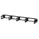 Кабельный организатор Hyperline CM-1U-PL с пластиковыми кольцами, 19