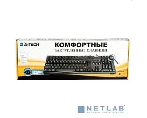 Клавиатура A4Tech KR-750 черный USB