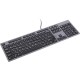 Клавиатура A4Tech  KV-300H серый/черный USB slim