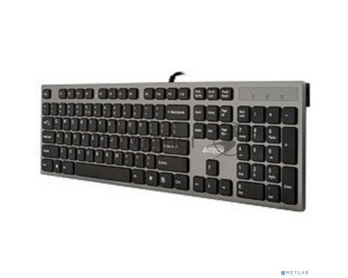 Клавиатура A4Tech  KV-300H серый/черный USB slim