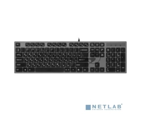 Клавиатура A4Tech  KV-300H серый/черный USB slim