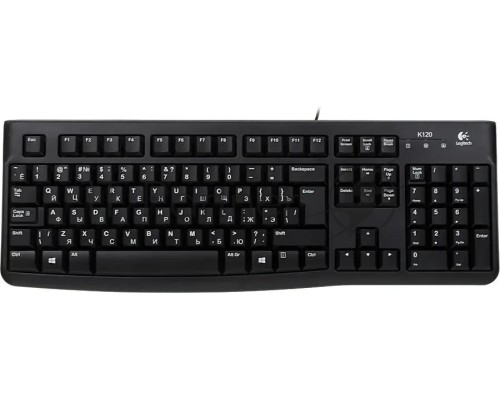 Клавиатура Logitech K120 EER черный USB