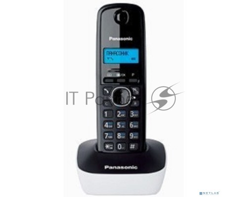 Телефон Panasonic KX-TG1611RUW (белый) {АОН, Caller ID,12 мелодий звонка,подсветка дисплея,поиск трубки}
