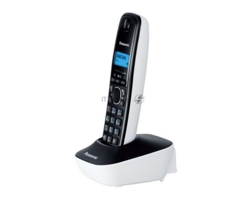 Телефон Panasonic KX-TG1611RUW (белый) {АОН, Caller ID,12 мелодий звонка,подсветка дисплея,поиск трубки}