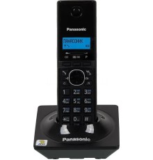 Телефон Panasonic KX-TG1711RUB (черный) {АОН, Caller ID,12 мелодий звонка,подсветка дисплея,поиск трубки}