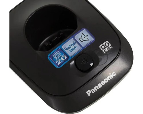 Телефон Panasonic KX-TG2521RUT (титан) {АОН, Caller ID,спикерфон,голосовой АОН,полифония,цифровой автоответчик}