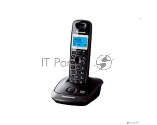 Телефон Panasonic KX-TG2521RUT (титан) {АОН, Caller ID,спикерфон,голосовой АОН,полифония,цифровой автоответчик}