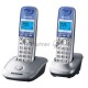 Телефон Panasonic KX-TG2512RUS (серебристый) {Доп трубка в комплекте,АОН, Caller ID,спикерфон на трубке,полифония}
