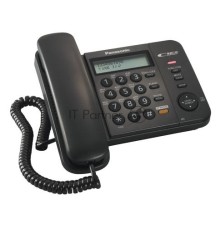 Телефон Panasonic KX-TS2358RUB (черный) {АОН,Caller ID,ЖКД,блокировка набора,выключение микрофона,кнопка 