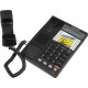 Телефон Panasonic KX-TS2365RUB (черный) {16-зн ЖКД, однокноп.набор 20 ном., автодозвон, спикерфон }