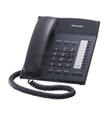 Телефон Panasonic KX-TS2382RUB (черный) {индикатор вызова,повторный набор последнего номера,4 уровня громкости звонка}