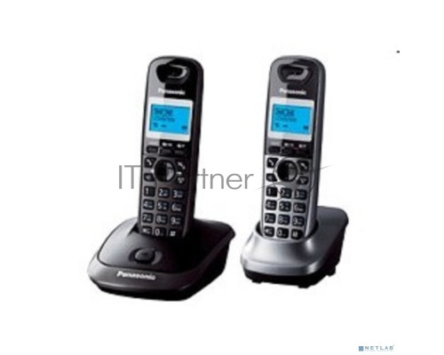 Телефон Panasonic KX-TG2512RU2 {Доп трубка в комплекте, АОН, Caller ID, спикерфон, полифония}