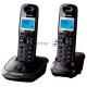 Телефон Panasonic KX-TG2512RU2 {Доп трубка в комплекте, АОН, Caller ID, спикерфон, полифония}