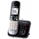 Телефон Panasonic KX-TG6821RUB  (черный) {Беспроводной DECT,автоответчик,определитель номера,телефонный справочник 120 зап.}
