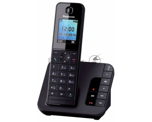 Телефон Panasonic KX-TGH220RUB  (черный) {АОН, Caller ID, 