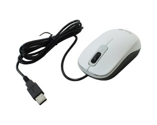 [Мышь] Genius Мышь DX-110 White { оптическая, 1000 dpi, 3 кнопки+колесо прокрутки, провод 1,5 м, USB } [31010009401/31010116102]