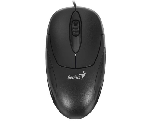 [Мышь] Genius Мышь XScroll V3 black { USB, G5 optical 1000dpi, подходит под обе руки } [31010233100/31010021400]